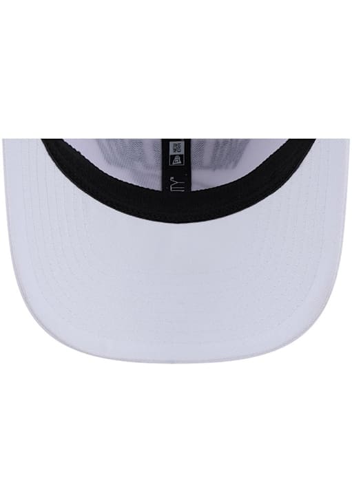 New Era Philadelphia Eagles Team Wordmark & Logo Stretch 9SEVENTY Adjustable Hat - White