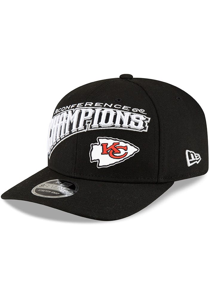 New Era Kansas City Chiefs BLACK 2024-25 Conference Champs