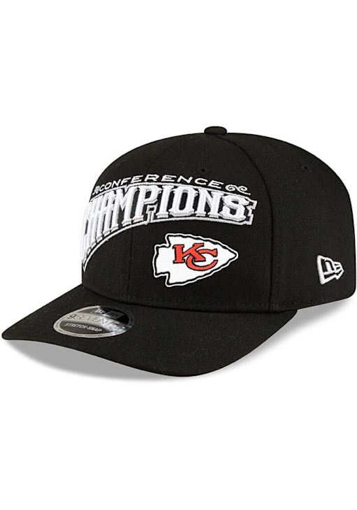 New Era Kansas City Chiefs BLACK 2024-25 Conference Champs Locker