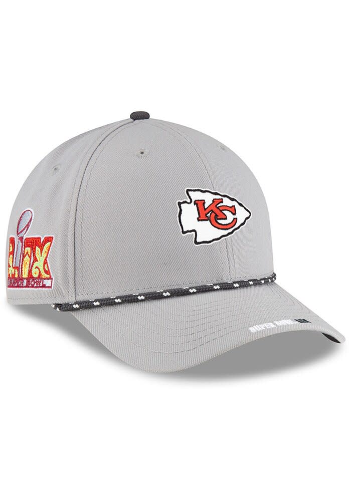 New Era Kansas City Chiefs GREY 2024 Super Bowl LIX Opening