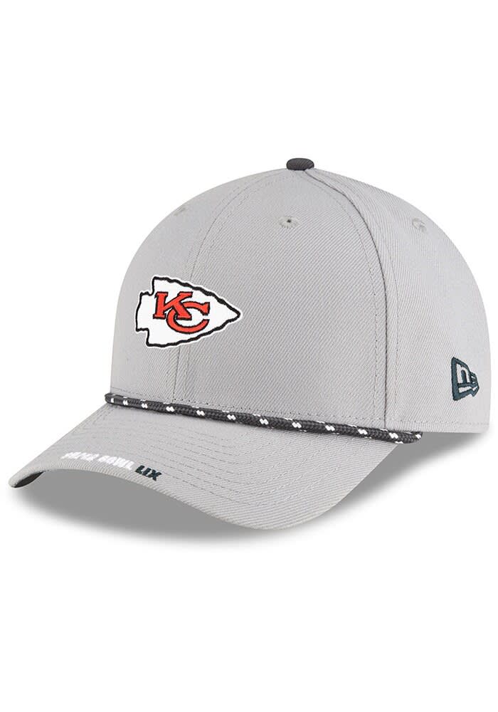New Era Kansas City Chiefs GREY 2024 Super Bowl LIX Opening Night
