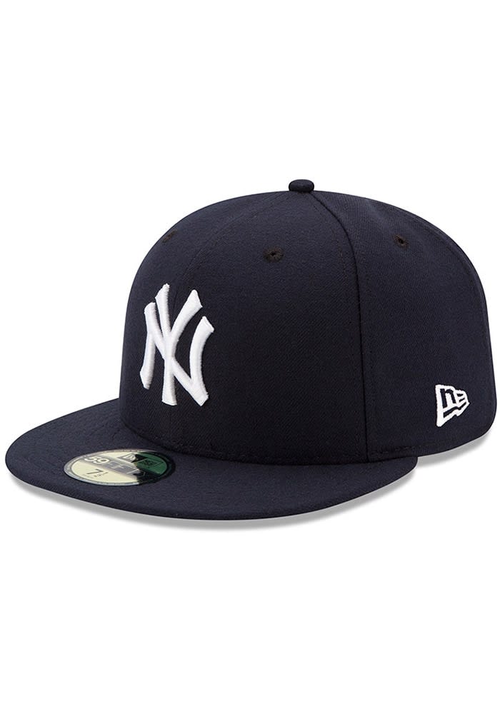 New York Yankees Mens AC Game 59FIFTY BLUE New Era Fitted Hat