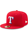 Main image for New Era Texas Rangers Mens Red AC Alt 59FIFTY Fitted Hat