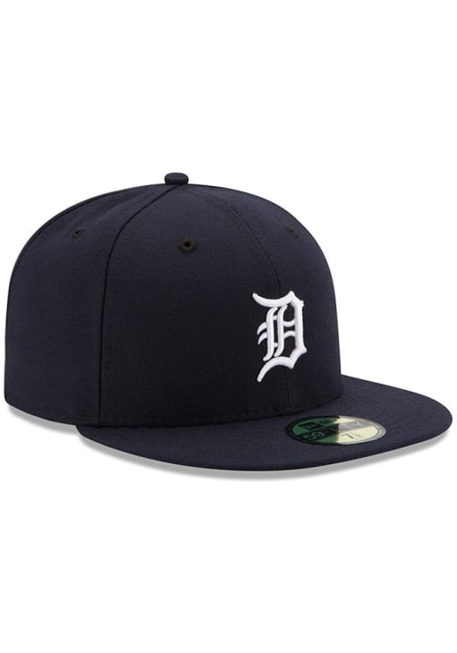 New Era Detroit Tigers Navy Blue AC Home JR 59FIFTY Youth Fitted Hat