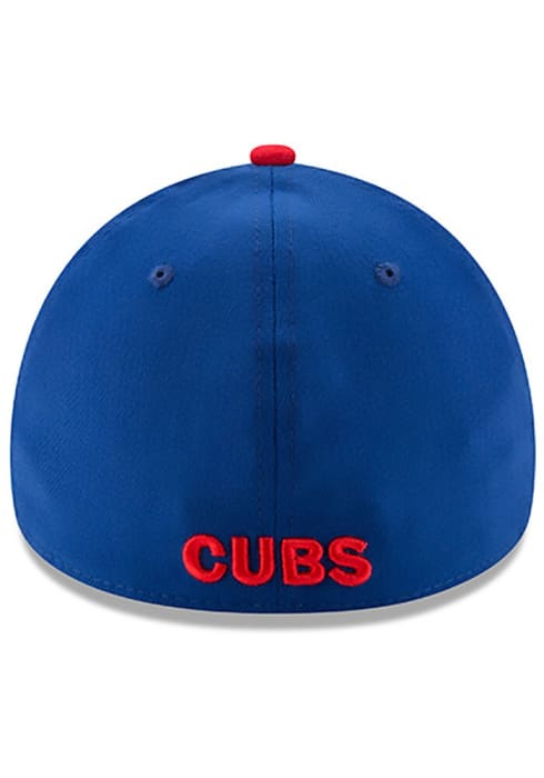 Chicago Cubs Game Team Classic 39THIRTY Blue New Era Flex Hat