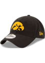 Iowa Hawkeyes New Era Core Classic 9TWENTY Adjustable Hat - Black