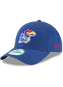 Kansas Jayhawks New Era The League 9FORTY Adjustable Hat - Blue