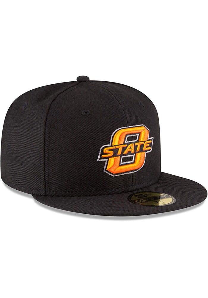 Oklahoma State Cowboys New Era Basic 59FIFTY Fitted Hat - Black