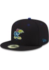 Main image for New Era Kansas Jayhawks Mens Black DE 59FIFTY Fitted Hat