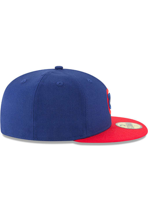 New Era Chicago Cubs Mens Blue 1914 Cooperstown Wool 59FIFTY Fitted Hat
