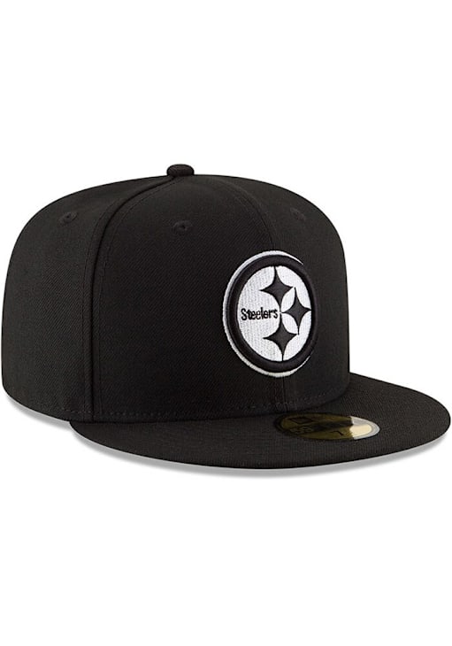Pittsburgh Steelers Mens Basic 59FIFTY BLACK New Era Fitted Hat