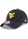 West Virginia Mountaineers New Era Core Classic 9TWENTY Adjustable Hat - Navy Blue
