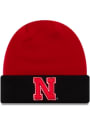 New Era Nebraska Cornhuskers Red Cuff Knit Hat