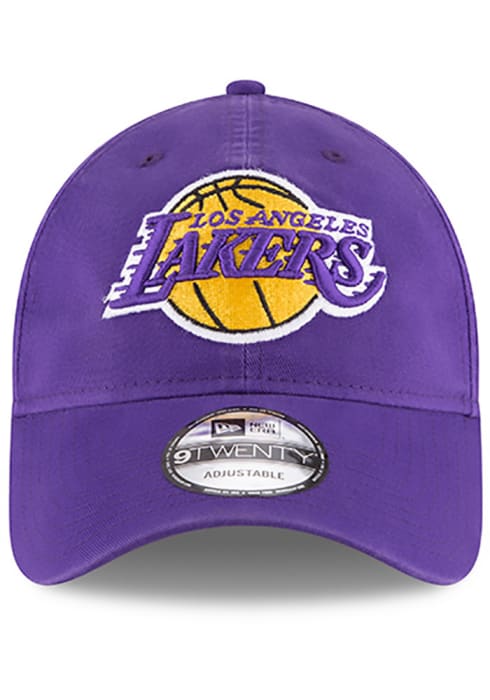 New Era Los Angeles Lakers Core Classic 9TWENTY Adjustable Hat - Purple