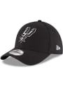 San Antonio Spurs New Era Team Classic 39THIRTY Flex Hat - Black