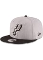 New Era San Antonio Spurs Grey Heather 9FIFTY Snapback Hat