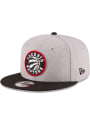New Era Toronto Raptors Grey Heather 9FIFTY Snapback Hat