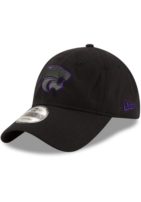 New Era Black K-State Wildcats Tonal GCP 9TWENTY Adjustable Hat