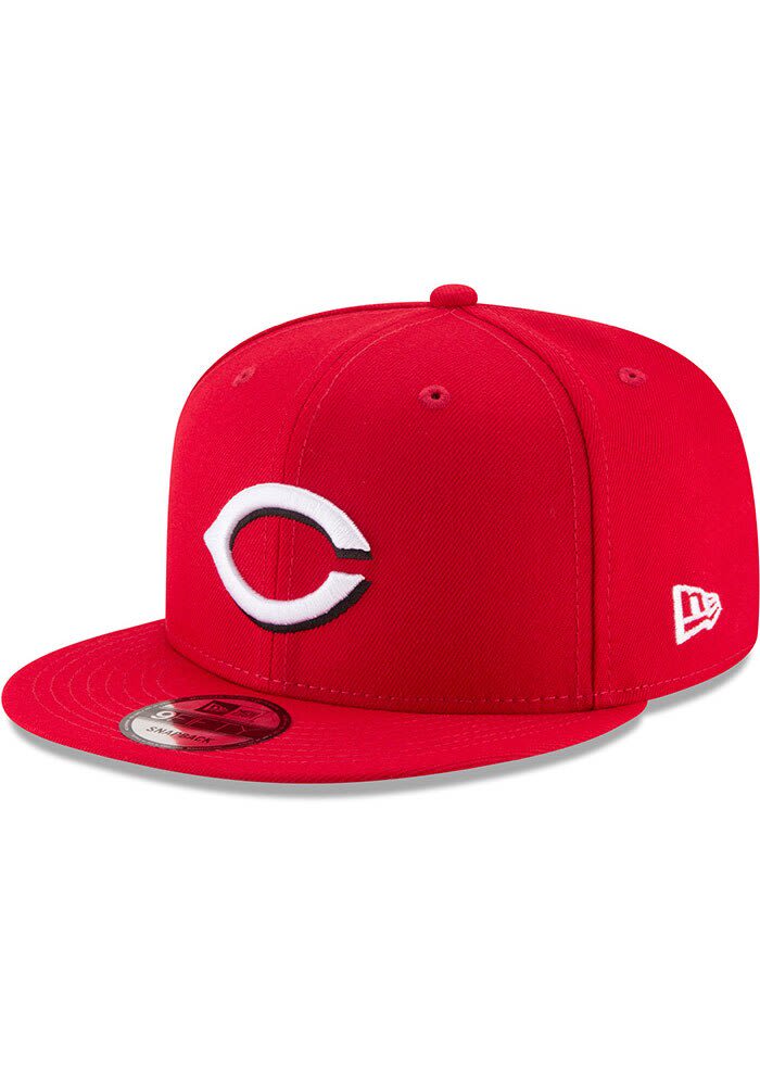 Cincinnati Reds New Era Red Basic 9FIFTY Snapback Hat - 5906558