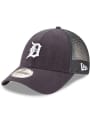 Detroit Tigers New Era Trucker 9FORTY Adjustable Hat - Blue