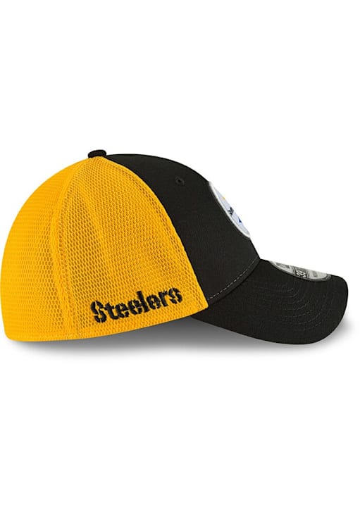 New Era 39thirty Steelers Color Rush Hat Giant Pittsburgh Steelers