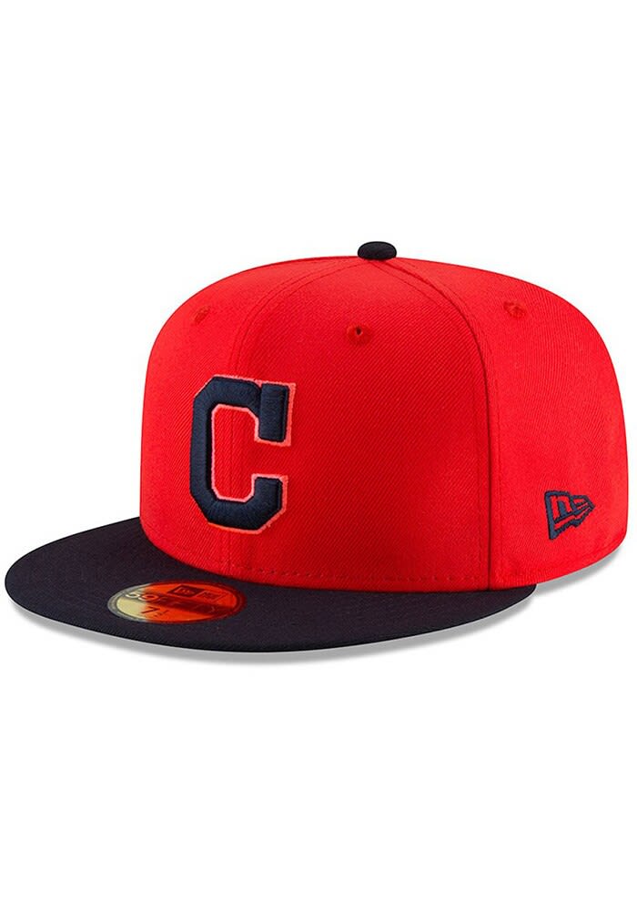 Cleveland indians fitted caps on sale