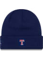 New Era Texas Rangers Blue 2018 Sport Knit Hat