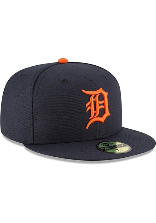 Detroit Tigers Mens 2018 AC Road 59FIFTY NAVY New Era Fitted Hat
