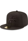 Main image for New Era Detroit Lions Mens Black Tonal 59FIFTY Fitted Hat