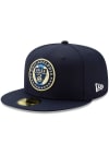 Main image for New Era Philadelphia Union Mens Navy Blue Basic 59FIFTY Fitted Hat