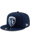 Main image for New Era Sporting Kansas City Mens Navy Blue Basic 59FIFTY Fitted Hat