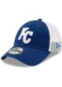 Kansas City Royals New Era Team Truckered 9FORTY Adjustable Hat - Blue