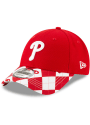 New Era Philadelphia Phillies Loudmouth 9FORTY Adjustable Hat - Red