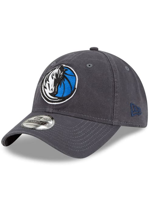 Dallas Mavericks JR Core Classic 9TWENTY Grey New Era Youth Adjustable Hat