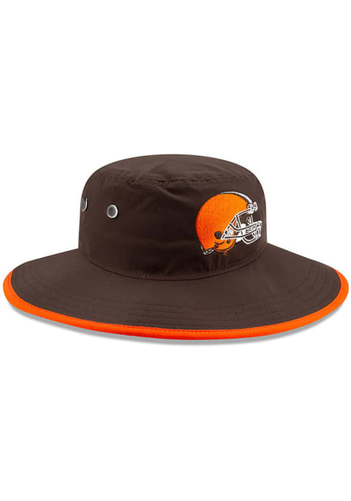 New Era Cleveland Browns Brown Basic Safari Bucket Hat, Brown, POLYESTER, Size Osfm, Rally House