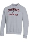 Main image for Mens Cincinnati Bearcats Grey Champion Font Class of 2027 Powerblend Crew Sweatshirt