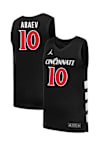 Main image for Shon Abaev Mens Black Cincinnati Bearcats NIL Replica Basketball Jersey