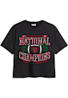 Main image for UIN W BLACK 2025 College Football National Champions SS TEE M FBALL