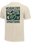 Main image for Michigan State Spartans Ivory  Basketball Short Sleeve T Shirt