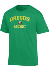 Main image for Oregon Ducks Green Champion Logo Alumni Jersey Short Sleeve T Shirt