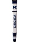 Main image for White Michigan Wolverines Grip Stripe Putter Cover