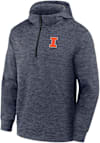 Main image for Mens Illinois Fighting Illini Navy Blue Nike Coach Long Sleeve Hoodie