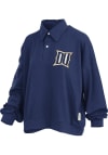 Main image for Womens Drexel Dragons Navy Blue Pressbox Martha Long Sleeve Polo Shirt