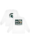 Main image for Mens Michigan State Spartans White SLAM Basketball Banners Tee