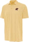 Main image for Mens Central Michigan Chippewas Gold Antigua Twine Short Sleeve Polo Shirt