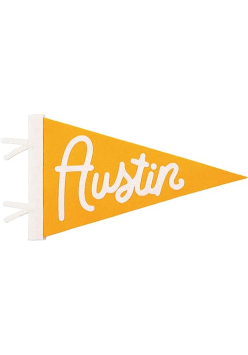 Austin City Pennant ORANGE