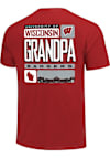Main image for Wisconsin Badgers Red  Grandpa Short Sleeve T Shirt