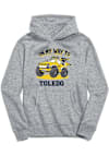 Main image for Toddler Toledo Rockets Grey Vive La Fete On My Way Long Sleeve Hooded Sweatshirt