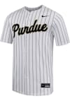 Main image for Mens Purdue Boilermakers White Nike Limited Full Button Pinstripe Jersey