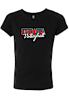 Main image for Girls Nebraska Cornhuskers Black Summit Sportswear Team Bling Short Sleeve Fashion T-Shirt